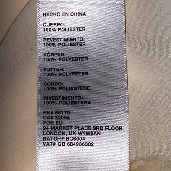 J.O.A. Women’s Wide-Leg Pants Skyline Cream Satin Open Leg Size Small - Picture 12 of 15